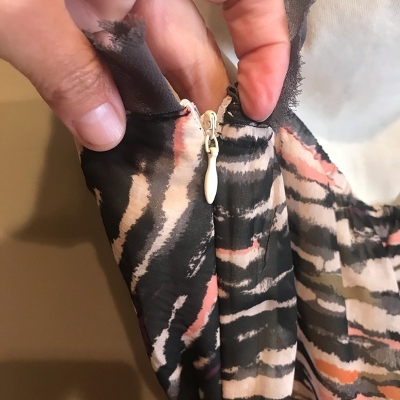 Lulumari Watercolor Print Dress Size Small - Picture 3 of 6